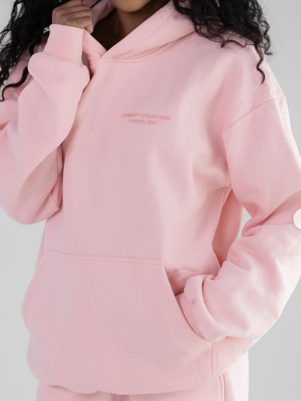 Comfrt Collection  Pink Hoodie
